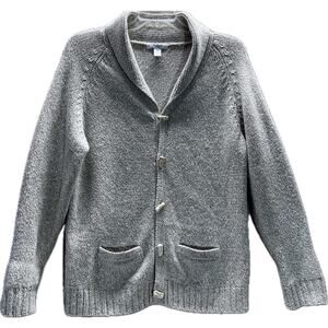 Turnbury Sweater mens 40-M/L 
Lambs wool/ cotton fisherman’s toggle buttons